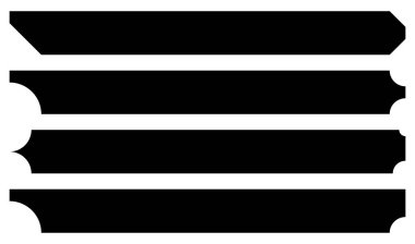 Geometrik düğme, pankart, çubuk dikdörtgen şekil ögesi