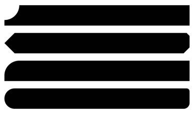 Geometrik düğme, pankart, çubuk dikdörtgen şekil ögesi