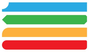 Geometrik düğme, pankart, çubuk dikdörtgen şekil ögesi