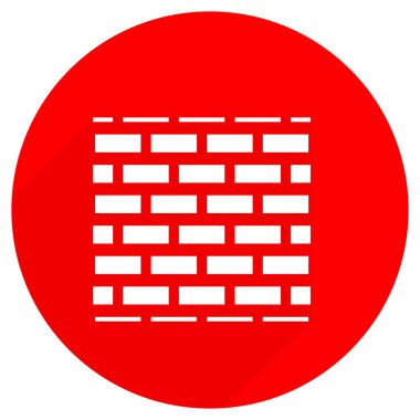 Tuğla duvar şekli element vektör illüstrasyonu