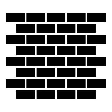 Tuğla duvar şekli element vektör illüstrasyonu