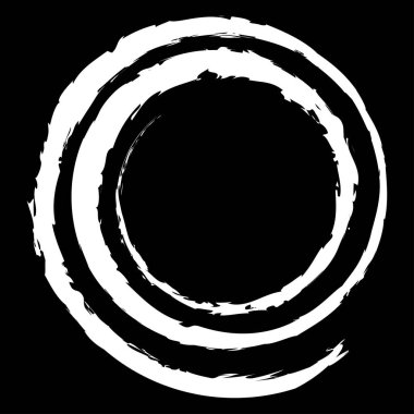 Çirkin, desenli spiral tasarım elementi