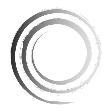 Çirkin, desenli spiral tasarım elementi