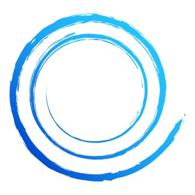 Çirkin, desenli spiral tasarım elementi