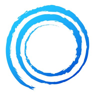 Çirkin, desenli spiral tasarım elementi