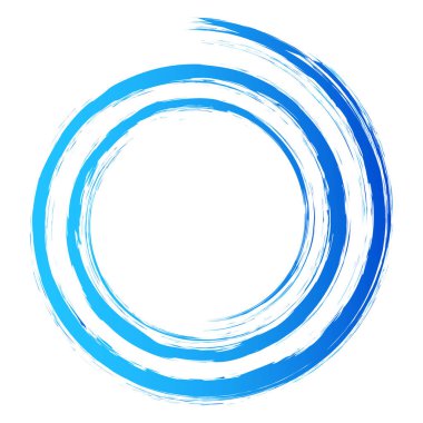 Çirkin, desenli spiral tasarım elementi