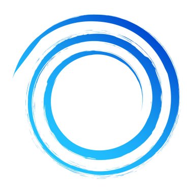 Çirkin, desenli spiral tasarım elementi