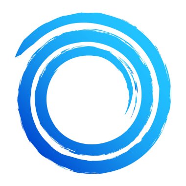 Çirkin, desenli spiral tasarım elementi