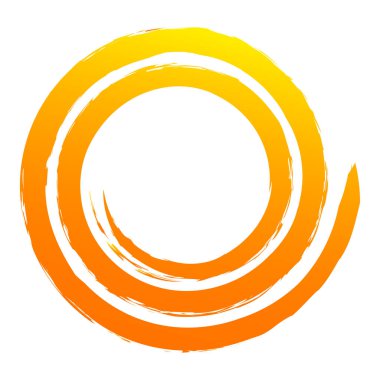 Çirkin, desenli spiral tasarım elementi