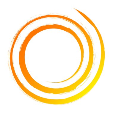 Çirkin, desenli spiral tasarım elementi