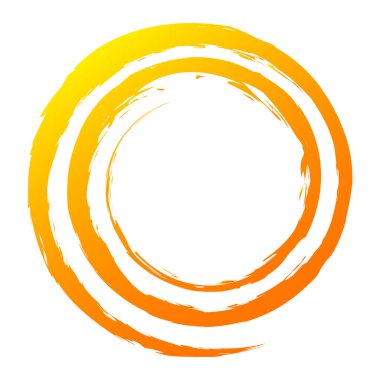 Çirkin, desenli spiral tasarım elementi