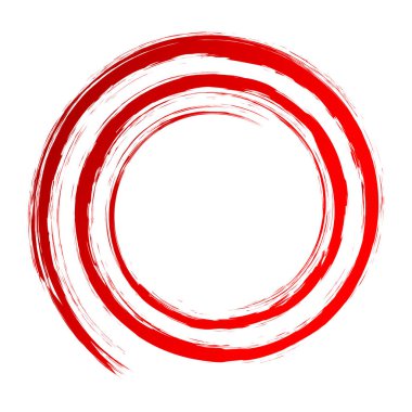 Çirkin, desenli spiral tasarım elementi