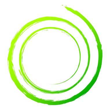 Çirkin, desenli spiral tasarım elementi