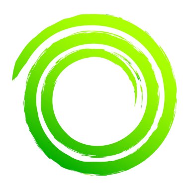 Çirkin, desenli spiral tasarım elementi