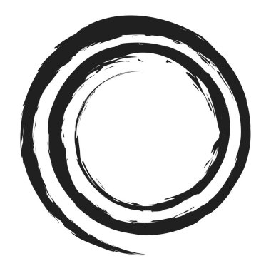 Çirkin, desenli spiral tasarım elementi