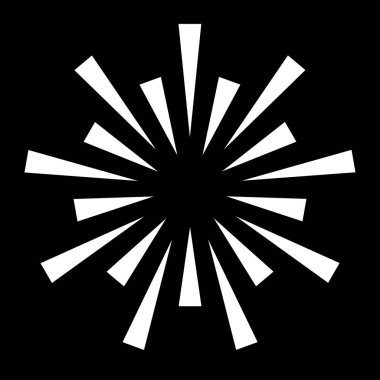 Radikal, yakınsayan çizgiler, çizgili tasarım ögesi