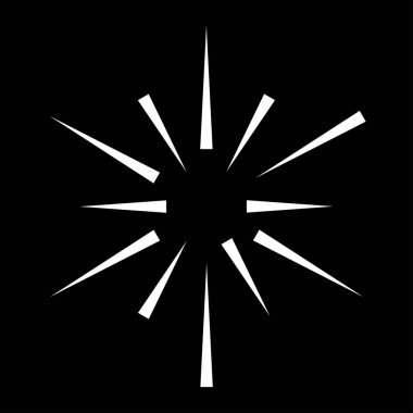 Radikal, yakınsayan çizgiler, çizgili tasarım ögesi