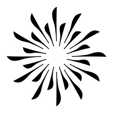 Radikal, yakınsayan çizgiler, çizgili tasarım ögesi