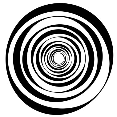 Dairesel, radyal motif. Soyut mandala simgesi