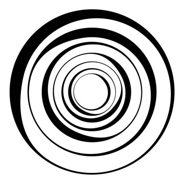 Dairesel, radyal motif. Soyut mandala simgesi