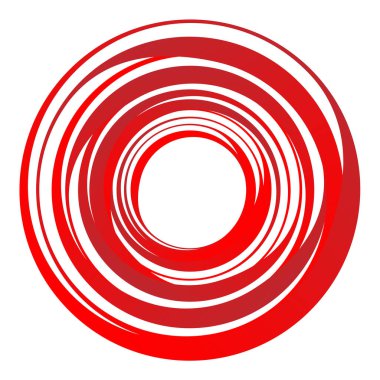 Dairesel, radyal motif. Soyut mandala simgesi