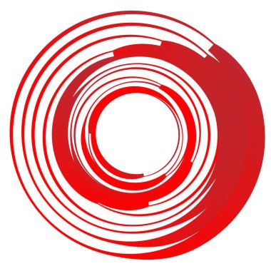 Dairesel, radyal motif. Soyut mandala simgesi