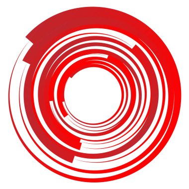 Dairesel, radyal motif. Soyut mandala simgesi