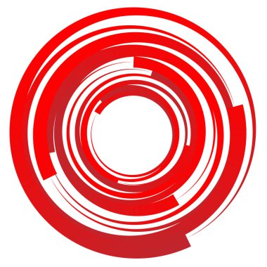 Dairesel, radyal motif. Soyut mandala simgesi