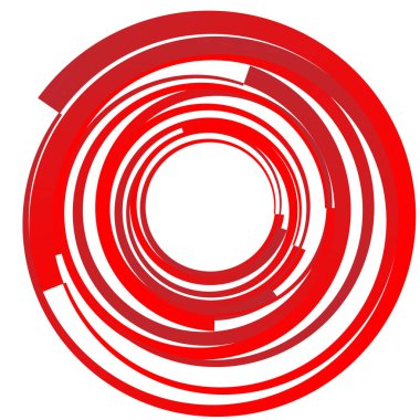 Dairesel, radyal motif. Soyut mandala simgesi