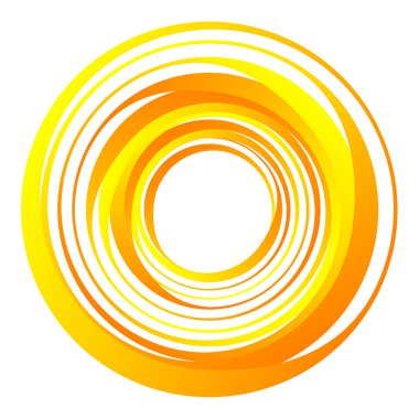 Dairesel, radyal motif. Soyut mandala simgesi