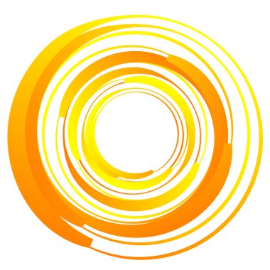 Dairesel, radyal motif. Soyut mandala simgesi