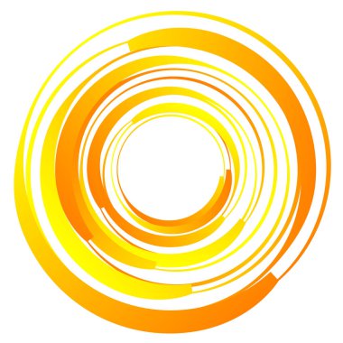 Dairesel, radyal motif. Soyut mandala simgesi