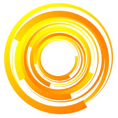 Dairesel, radyal motif. Soyut mandala simgesi