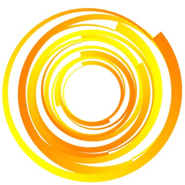 Dairesel, radyal motif. Soyut mandala simgesi