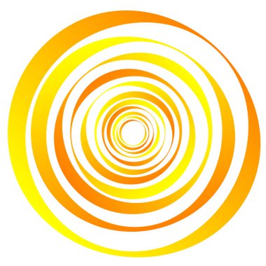 Dairesel, radyal motif. Soyut mandala simgesi