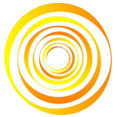 Dairesel, radyal motif. Soyut mandala simgesi