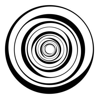 Dairesel, radyal motif. Soyut mandala simgesi