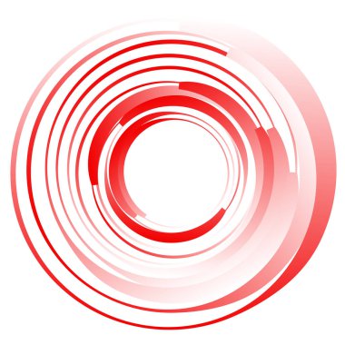 Dairesel, radyal motif. Soyut mandala simgesi