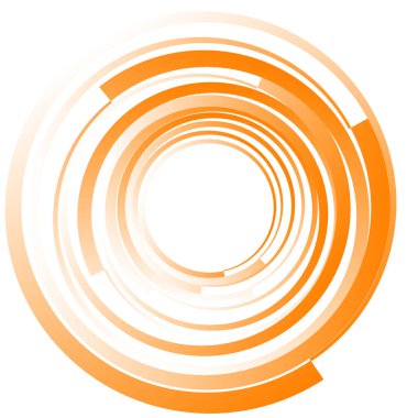 Dairesel, radyal motif. Soyut mandala simgesi