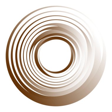 Dairesel, radyal motif. Soyut mandala simgesi