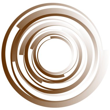 Dairesel, radyal motif. Soyut mandala simgesi