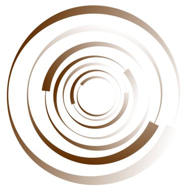 Dairesel, radyal motif. Soyut mandala simgesi