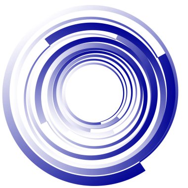 Dairesel, radyal motif. Soyut mandala simgesi