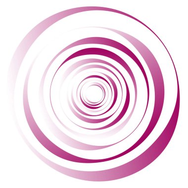 Dairesel, radyal motif. Soyut mandala simgesi