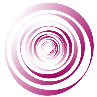 Dairesel, radyal motif. Soyut mandala simgesi