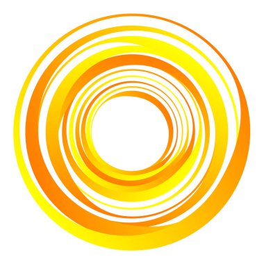 Dairesel, radyal motif. Soyut mandala simgesi