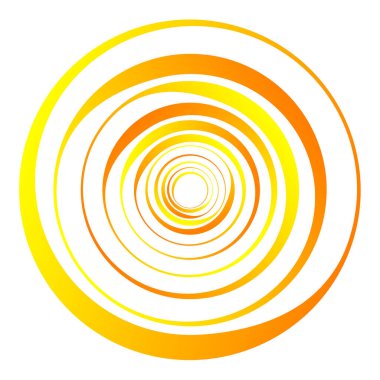 Dairesel, radyal motif. Soyut mandala simgesi