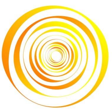 Dairesel, radyal motif. Soyut mandala simgesi