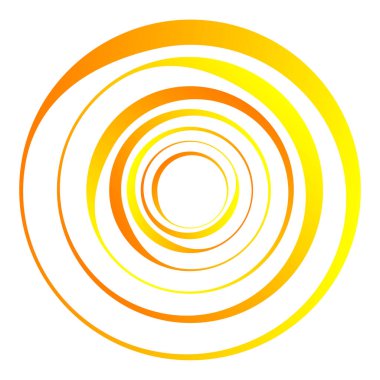 Dairesel, radyal motif. Soyut mandala simgesi