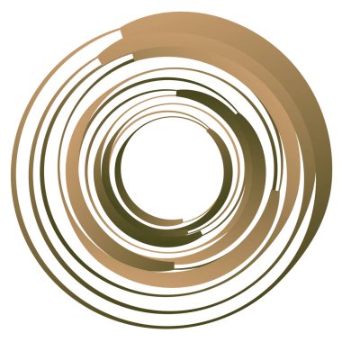 Dairesel, radyal motif. Soyut mandala simgesi